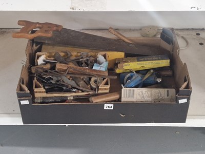 Lot 763 - A collection of woodworking and other tools