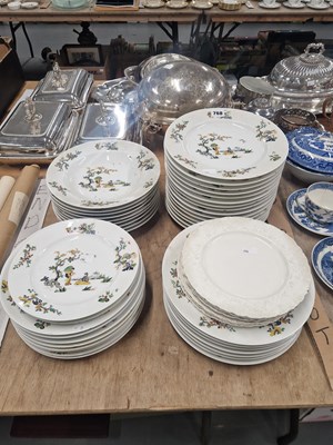 Lot 768 - A suite of Havilland Limoges chinoiserie...