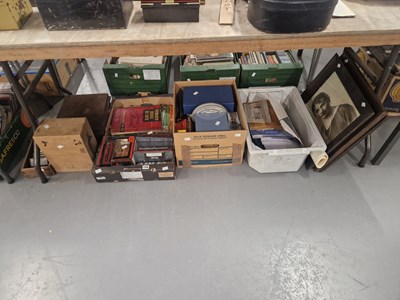 Lot 776 - Car service manuals, magic lantern and...