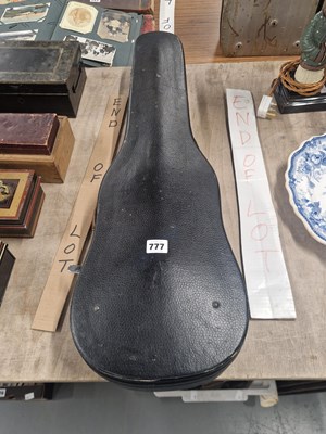 Lot 777 - A cased Blessing violin and a bow