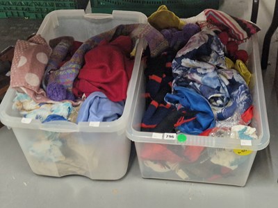 Lot 796 - Lady's scarves and some accessories together...