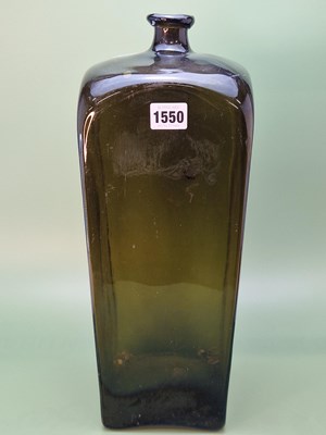 Lot 1550 - A late 18th/early 19th century green glass...
