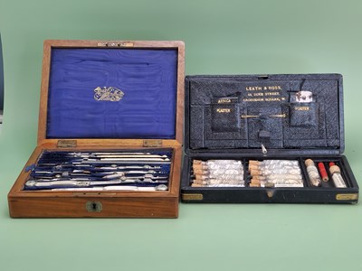 Lot 1564 - A Leath & Ross leather bound apothecary case...