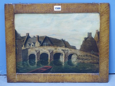 Lot 1566 - A 19th century primitive depiction of the old...