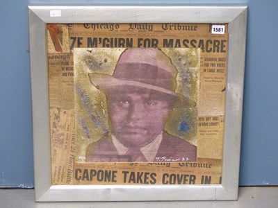 Lot 1581 - Pietro Psaier (1936-2004) Al Capone, mixed...