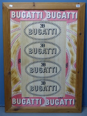 Lot 1582 - Pietro Psaier (1936-2004) Bugatti, silkscreen...