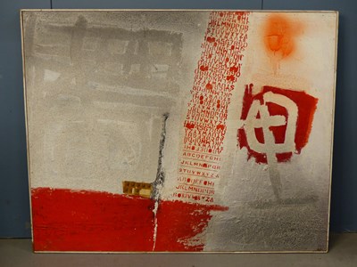 Lot 1580 - Jan Schreuder (1904-1964), two Abstract works;...