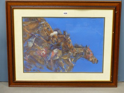 Lot 1626 - Clare Eva Burton (B. 1955), ARR, head to head...