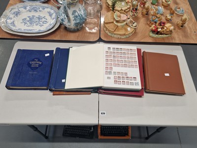 Lot 826 - Nine stamp albums, the stamps to include a...