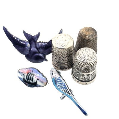 Lot 1021 - A Norwegian mid-20th-century silver and enamel...