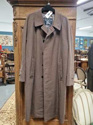 Lot 988 - A mink coloured Burberry woollen ladies' coat