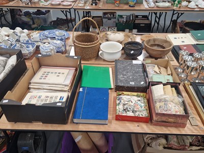 Lot 855 - Loose stamps, sheets of stamps together with...