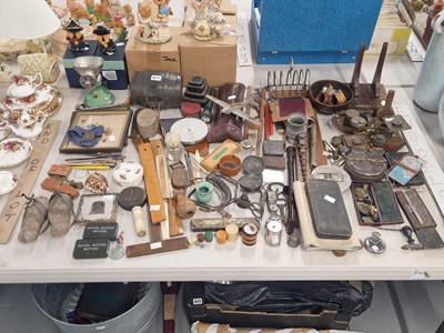 Lot 871 - Weights and scales, rulers, a calculater, a...