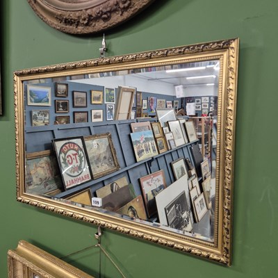 Lot 109 - A modern gilt framed mirror. 75 x 46cm.