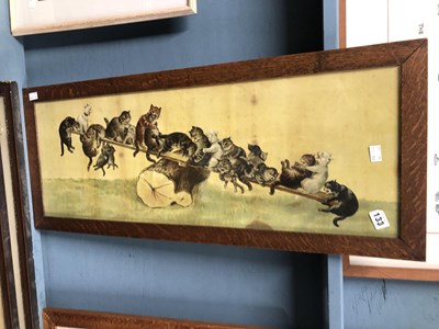 Lot 133 - A large print after Louis Wain