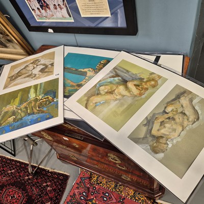 Lot 172 - Brian Wilson (1933-2023) a group of nude life...