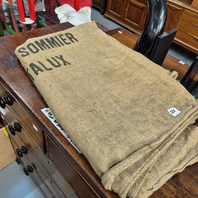 Lot 224 - Vintage hessian sacks