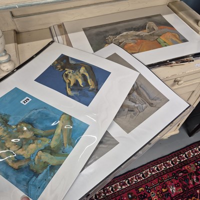 Lot 229 - Brian Wilson (1933-2023) a group of nude life...