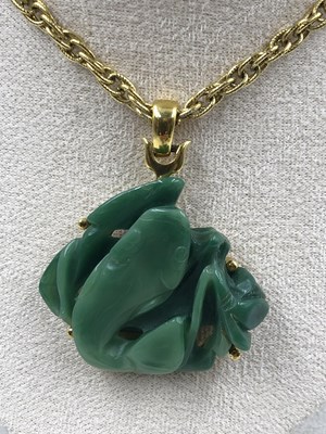 Lot 1061 - A vintage bead necklace and a double-strand...