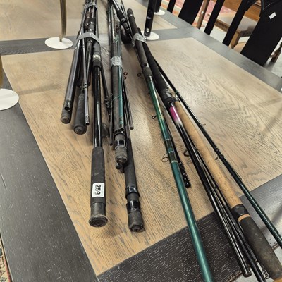 Lot 259 - A quantity of fishing rods