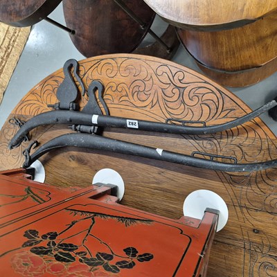 Lot 282 - A pair of horse hames.