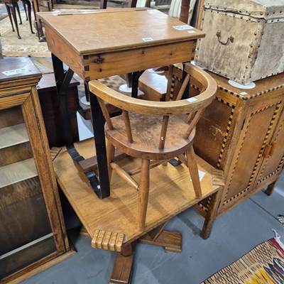 Lot 289 - An Art Deco occasional, a child's chair and a...