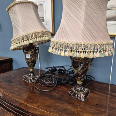 Lot 312 - A pair of French neoclassical style ormolu...