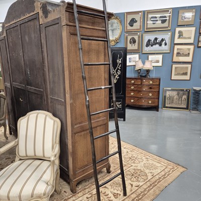 Lot 324 - A bamboo ladder, H 218cm