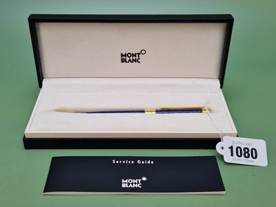 Lot 1080 - A Montblanc Noblesse rollerball pen with...