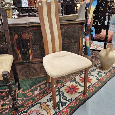 Lot 362 - A 1970s/80s high back side chair.