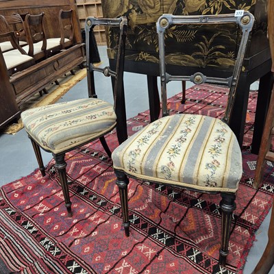 Lot 372 - A set of four late Victorian / Edwardian...