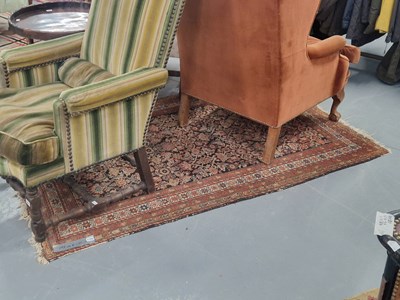 Lot 1156 - An antique Persian Hamadan rug, 195cm x 120cm