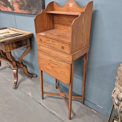 Lot 383 - A rare 19th century satinwood ladies' writing...