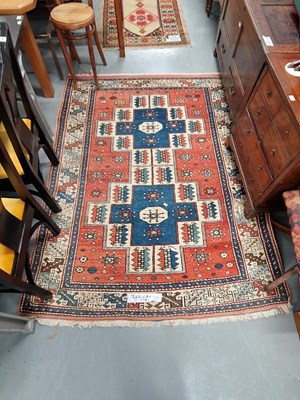 Lot 1181 - A Turkish tribal rug 158 x 286 cm