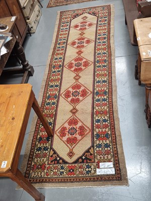 Lot 1182 - An antique Persian Hamadan runner 331 x 94cm