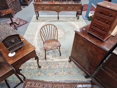 Lot 1191 - An Indian carpet of Aubusson design, 274 x 360cm