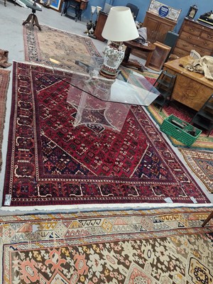 Lot 1197 - A Persian Joshegan carpet. 347 x 242cm