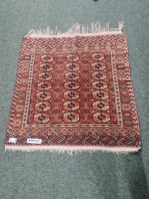 Lot 1234 - An antique Tekke Bokhara rug, 146 x 126cm