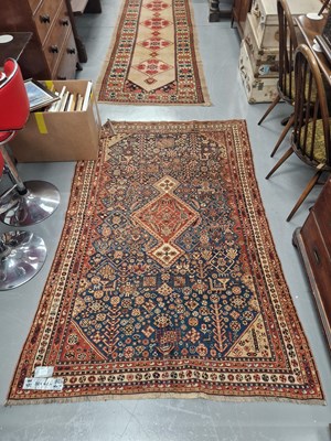 Lot 1239 - A good antique Persian Qashqai rug, 210cm x 142cm