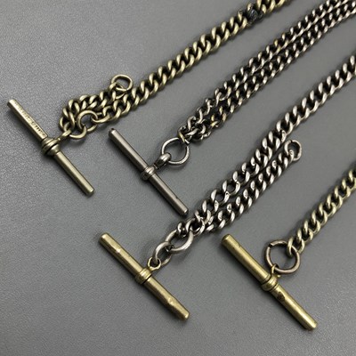 Lot 1095 - An antique hallmarked silver graduated watch ...