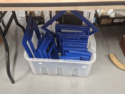 Lot 879 - A collection of predominantly blue photograph...