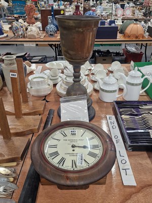 Lot 893 - A gilt copper trophy cup presented to the...