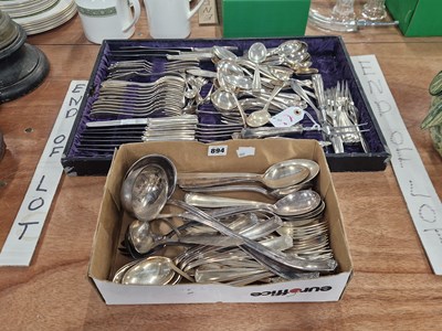 Lot 894 - A set of electroplate cutlery