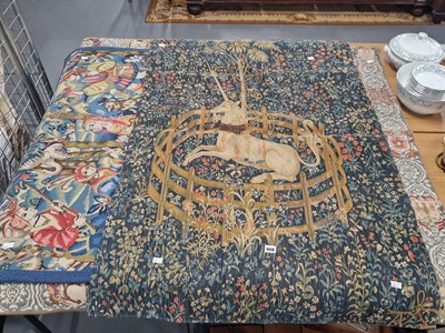 Lot 908 - Three machine made tapestries