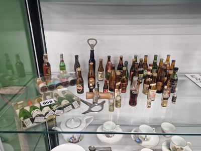 Lot 958 - A collection of miniature bottles of spirits...