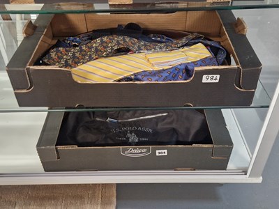 Lot 984 - A collection of gent's ties to include, Hermes,...