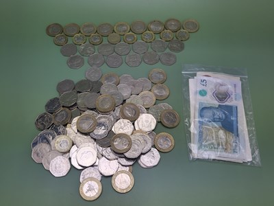 Lot 1111 - A collection of collectable GB 50p, £1, £2...