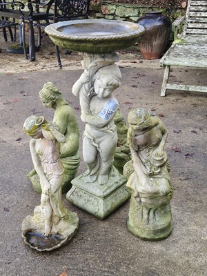 Lot 1261 - A collection of garden statuary