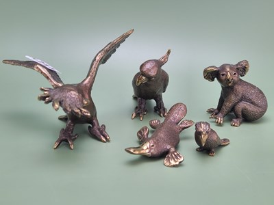 Lot 1214 - Pete Smit (B. 1947), three partially polished...