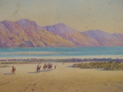 Lot 1311 - Henry Pilleau (1813-99), 'The Dead Sea',...